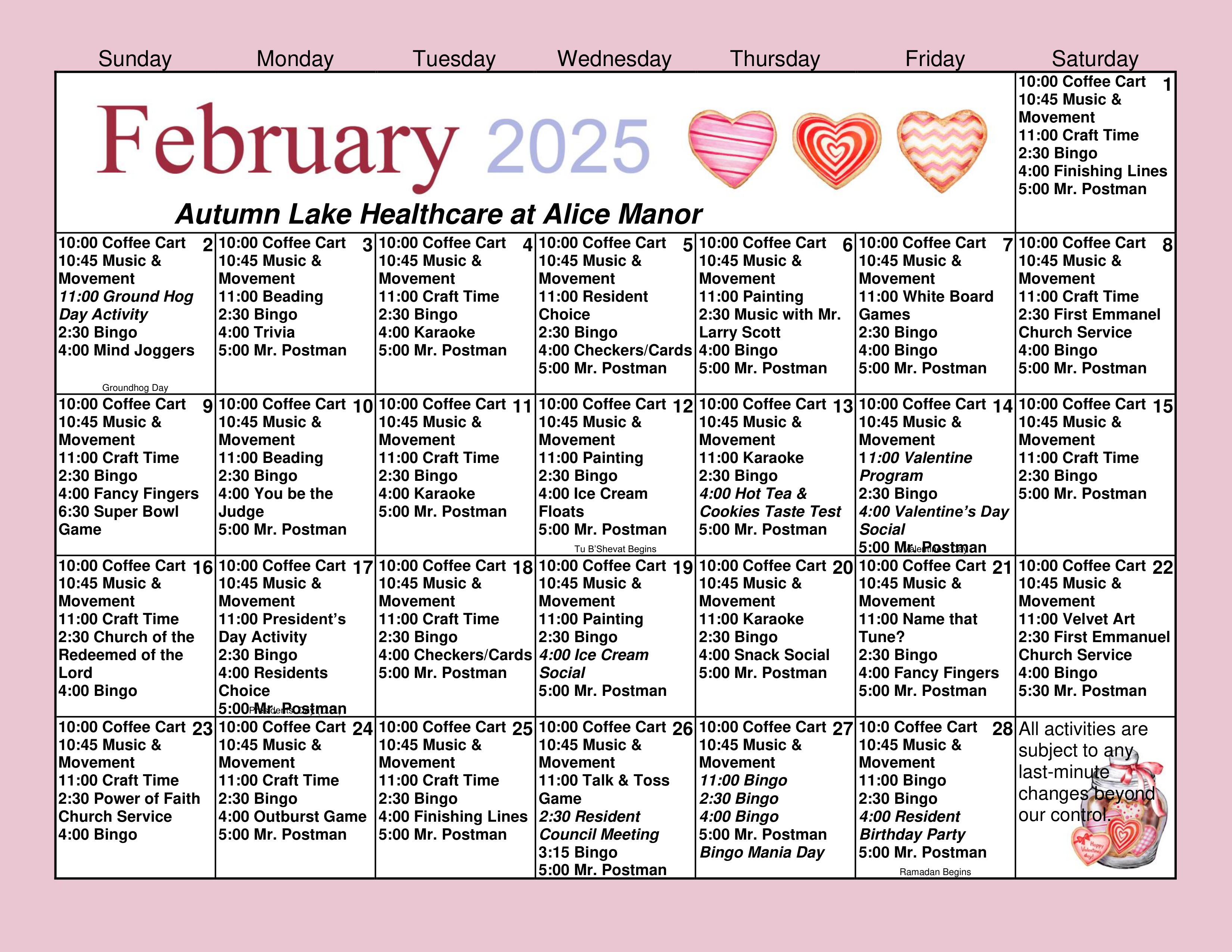calendar